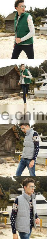 Men 2017 down jacket colete masculino waistcoat military veste homme winter fishing vest male sleeveless jacket clothing