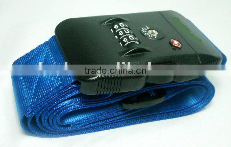 2012 NEW fashion TSA luggage strap, Custom-recognised
