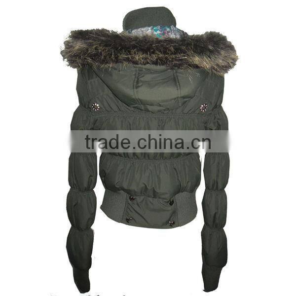 Ladies sexy winter wear jackets with hood