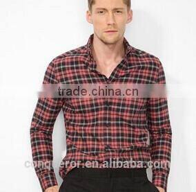 Men's High-grade Pure Cotton plaid Shirt BSRT0070