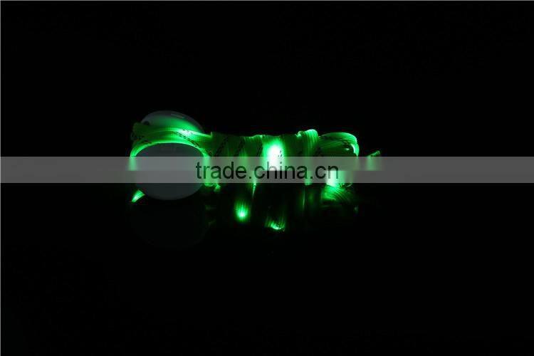 2016 wholesale Water Proof led nylon shoe laces Factory price