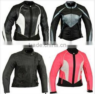 Womens Leather Motorbike Jacket