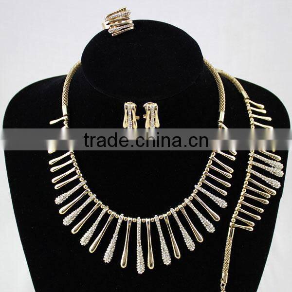 New Wedding Necklace Bangle Earrings Jewelry Sets Fashion Jewelry Set