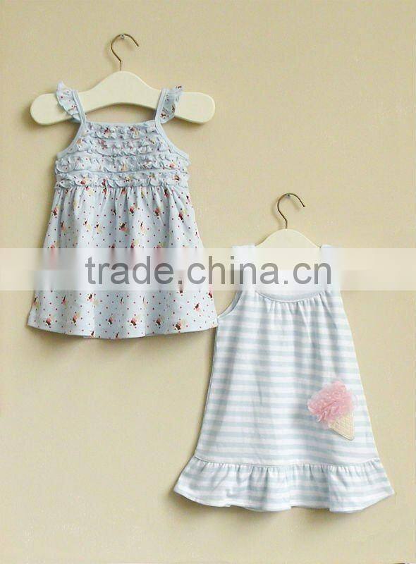 mom and bab 2012 summer baby clothes 100% cotton girls dress