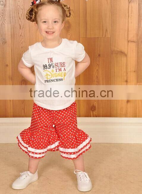 China Wholesale Casual Baby Girls Cotton Shorts Solid Color Cotton Ruffle Short For Kids Girls