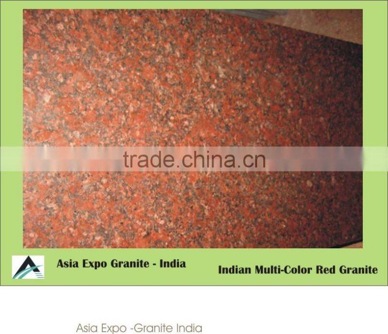 Red Granite Multicolored / Indian Red Color Granite