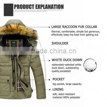 2016 New Style European Winter Coats For Men