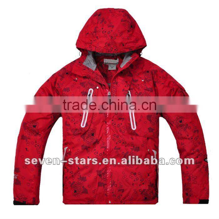 2017 winter outdoor waterproof cotton jackets for men