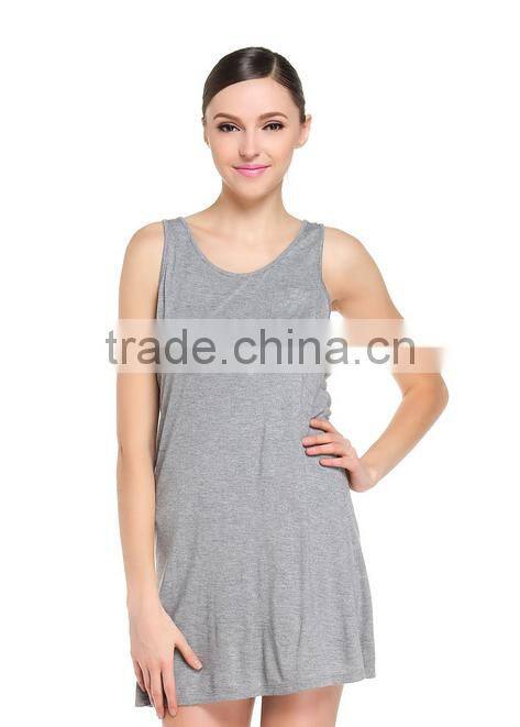 2017 Cheapsale China Supplier Blank T-Shirt Loose Solid Color Summer Casual Women Dress