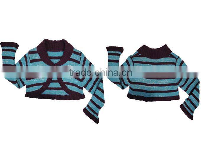 lady's summer fashion sweater with trim