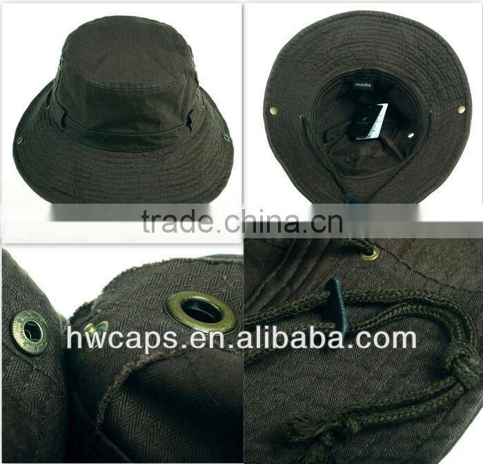 Hip hop custom mens bucket hat