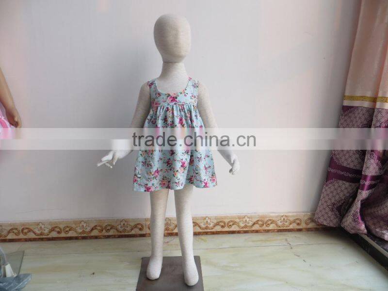 Hot Sale Sexy Baby Printed Flower Condole Belt Dress Whlesale Baby Dress Size For 6M.12M.18M. QL-83