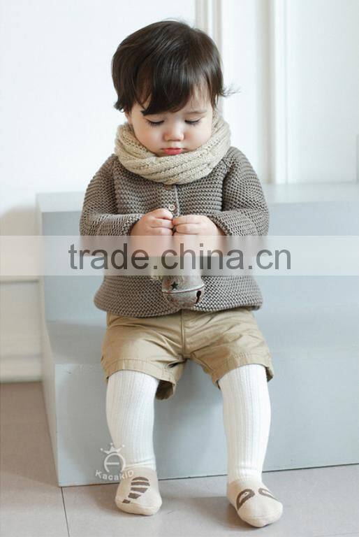 cute animal baby cotton socks, silicone print baby socks