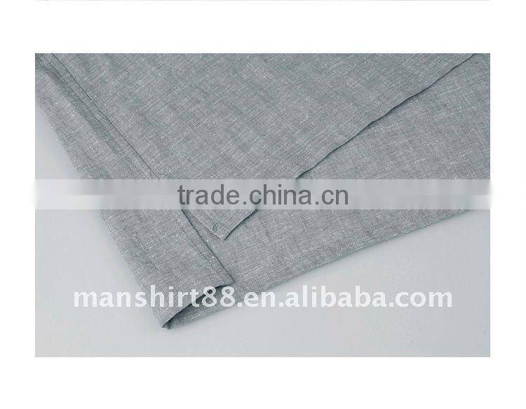 latest man's V-neck linen casual shirt