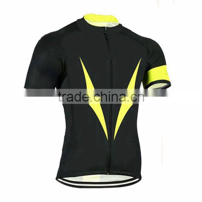 Fashion custom short sleeve professional cycling jersey men