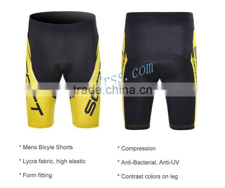 custom made mens bicyle shorts