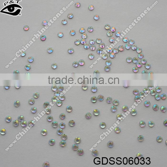 Cheap China Rhinestone Iron on Crystal AB SS16 For Shoes Clothing