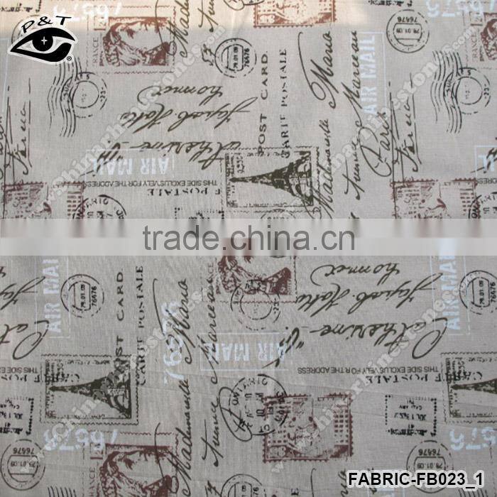 5m/pack cotton linen fabric 150cm Stamp Design Printed Canvas Fabric Zakka Fabric Household DIY Textile