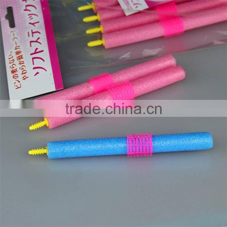 SOFT FOAM BENDY HAIR CURLER ROLLERS FOR SEXY HAIR 12pcs/set Soft Foam Anion Bendy Sponge Hair Rollers Curlers Cling