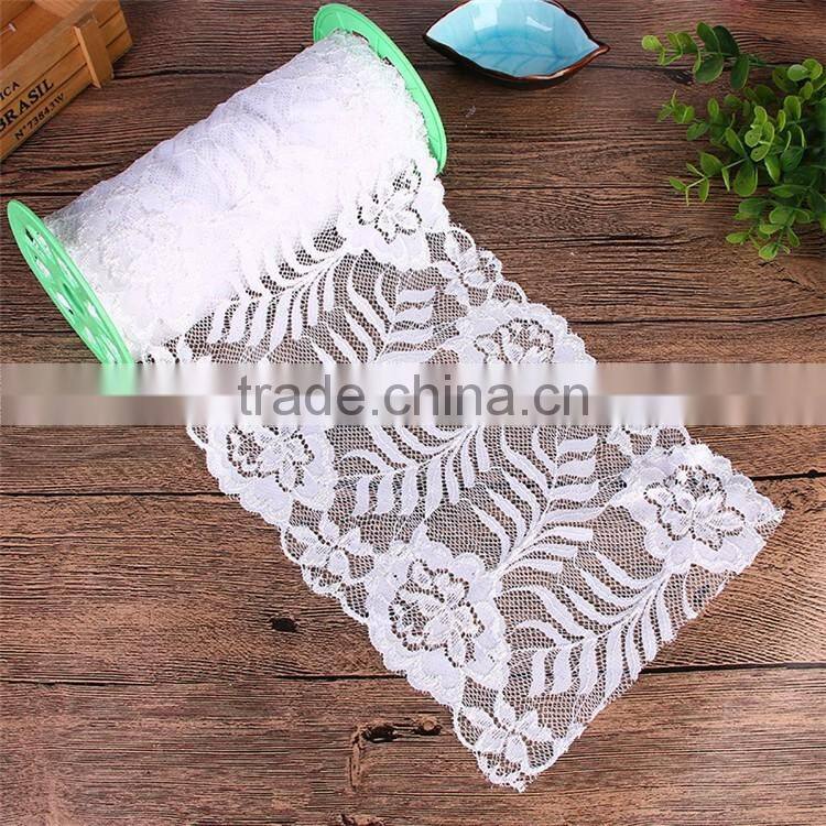 Leggings stretch lace trim