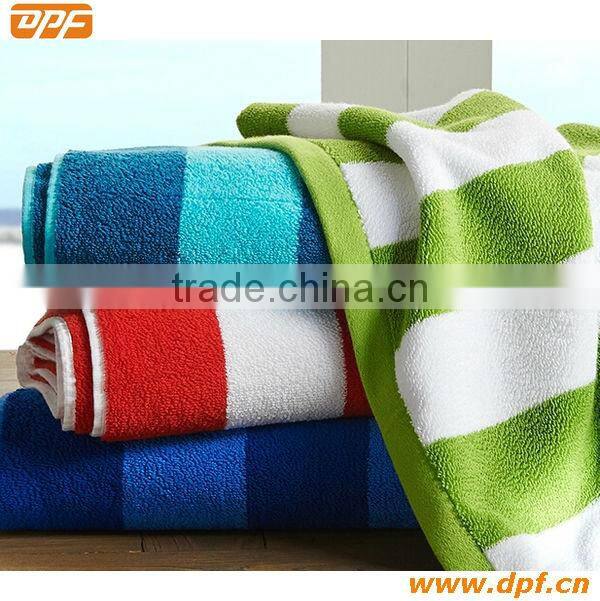 Hot sale 100% cotton yarn-dyed stripe personalized beach towel