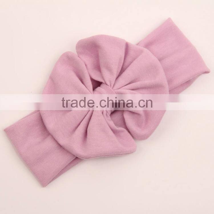 Boutique fancy baby messy bow head wrap , chic toddler girls hair headband M5062008