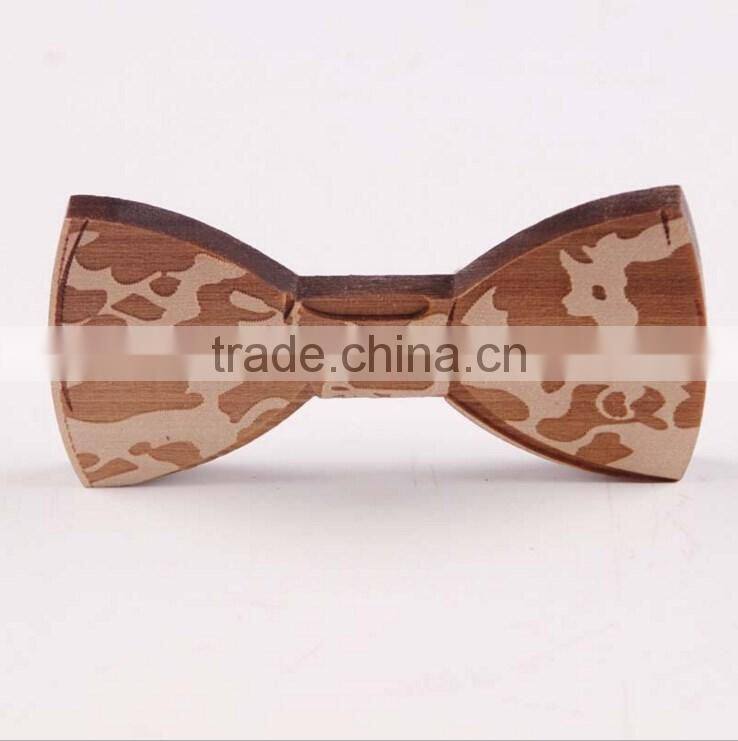 Wooden Bow Tie Novelty Men's Gifts Wood Wedding Wood Tuxed Bowtie Necktie