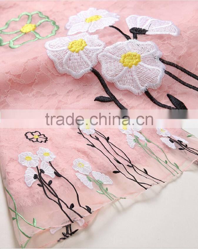 Fashion Women Organza Floral Embroidered Lace Prom Dress Ladies Sexy Printed Mini Dress