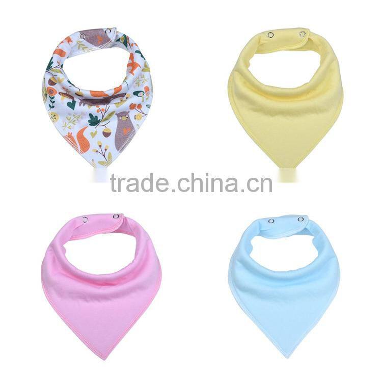new style baby bandana bibs with button