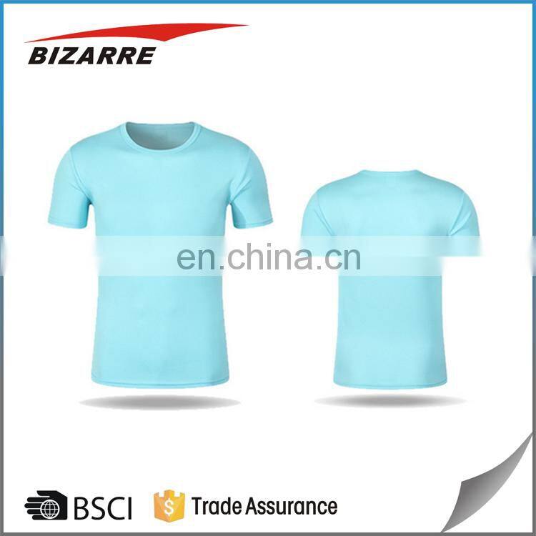 Fitted gym clothing t shirt with private label design