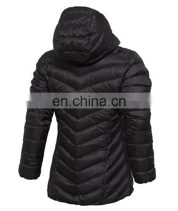 woman plus size windbreaker down jacket shiny shell
