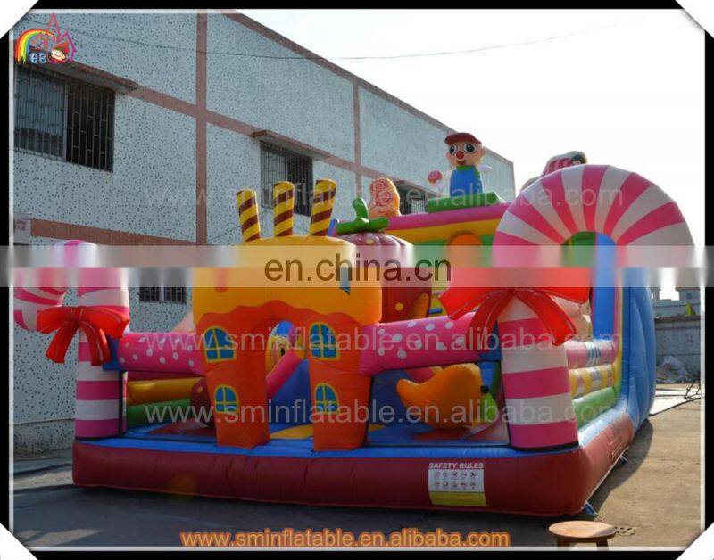funny inflatable bouncing castle , inflatable pororo funcity , inflatable pororo amusement park for kids