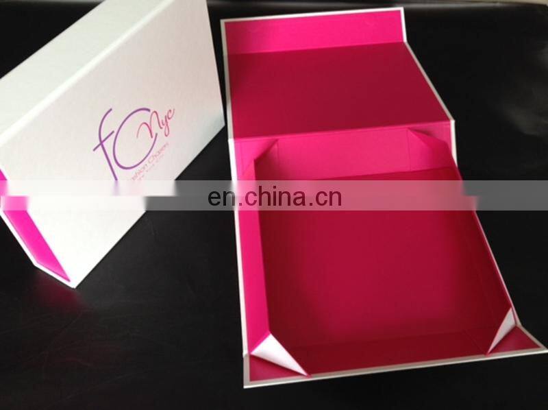 Cash Coupon Available Nice Pale Pink Printed Magnetic Closure Apparel Gift Folding Box