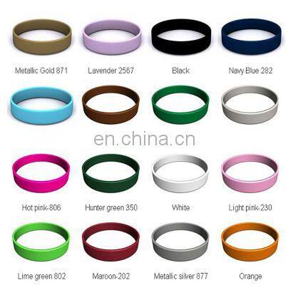 Bottle price thick silicone bracelet for summer camp