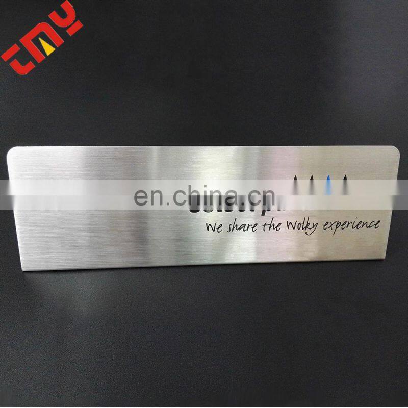 Custom Design Logo Label Metal Plate Bending With Excellent Technology