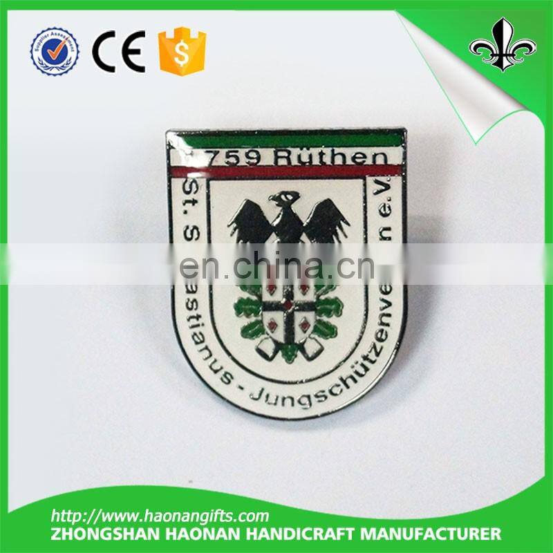 High quality custom metal lapel pin badge for promotion
