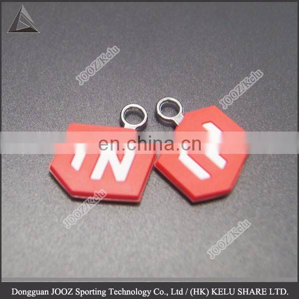 fashion and beautiful garment accessory custom zipper puller silicone zipper slider