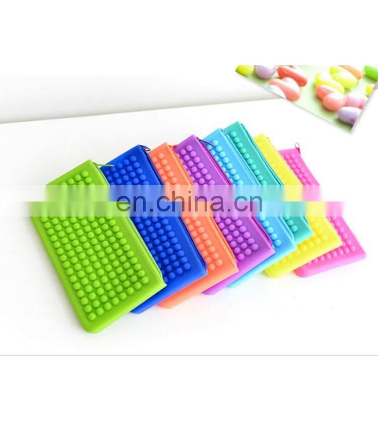 Cheap Women's Silicone Wallet Clutch Bag Zipper Wristlet Purse Handbag