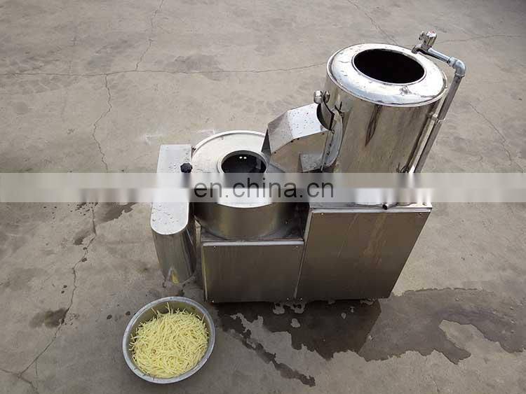 Small scale commercial cassava potato chip peeler and cutter