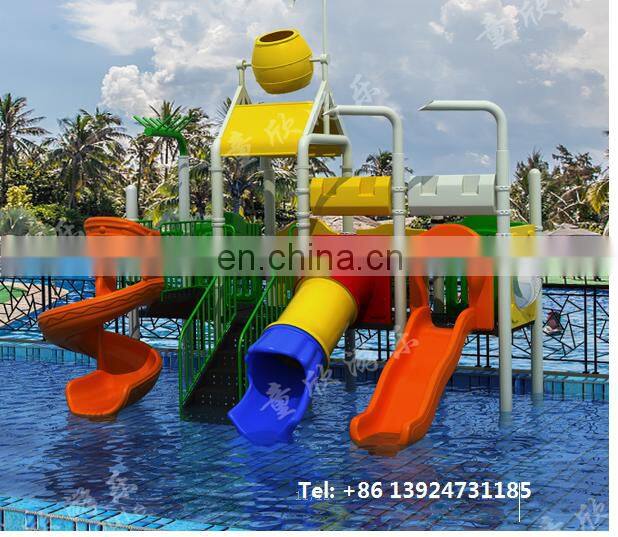 Customized mini water playground backyard water slide