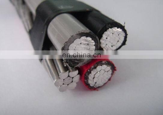 BS Standard 0.6/1kv Al Conductor XLPE/PE/PVC Insulated LV/MV/HV/LV ABC Cable