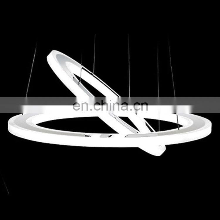 Luxury Modern Design Round Ring Led Chandelier Pendant Lamp Lighting