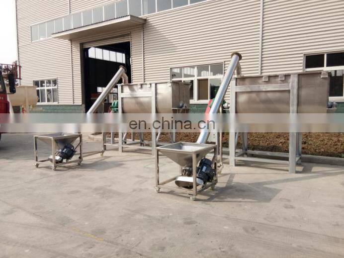 ss 304 Screw Mixer Type detergent powder making machine dry powder mixing machine