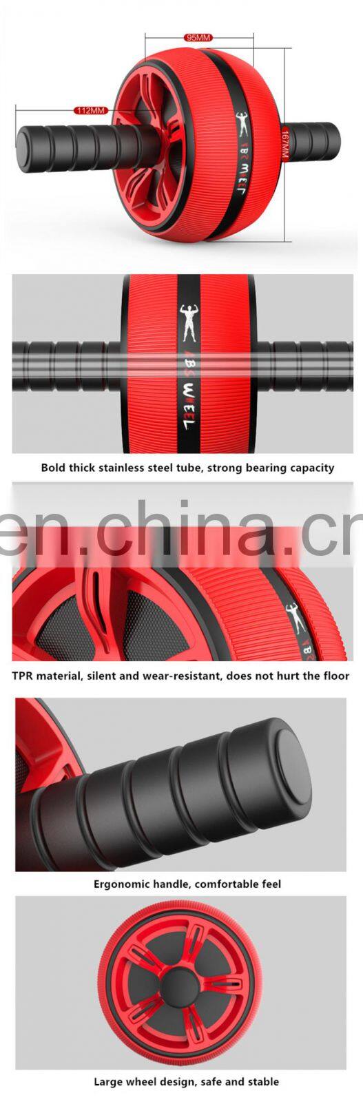 Body building abdominal Muscle Exercise Gym Equipment trainer AB Wheel Roller