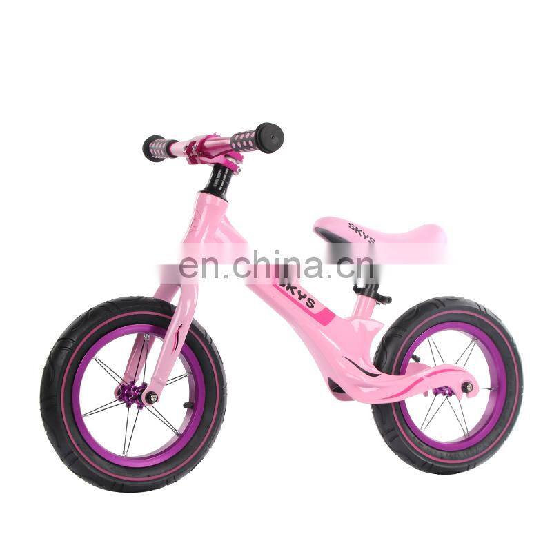 12 inch air wheel steel frame children balance bike for 2-5 years old kids