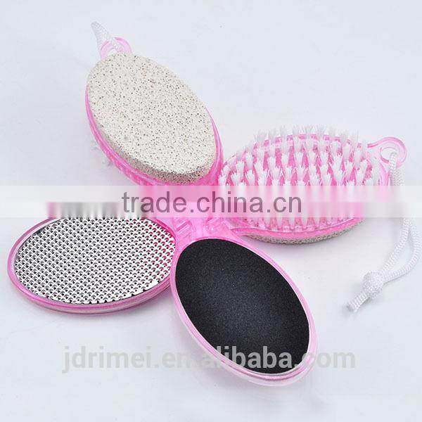 4 in 1 plastic pedicure foot file for foot care,beauty implements