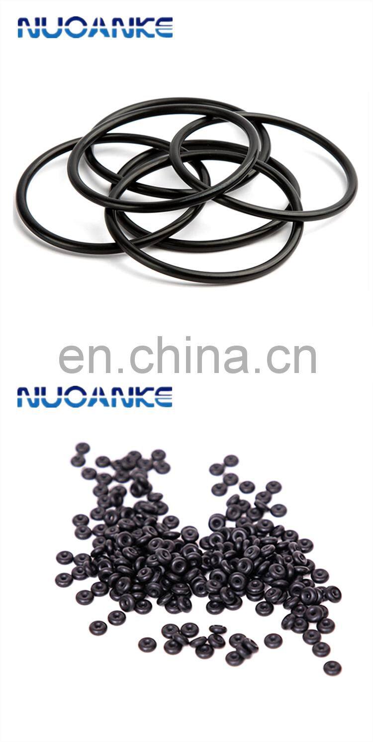 Free Samples NBR FKM Silicon Rubber O Ring Heat Resistant Black O-ring With High Quality