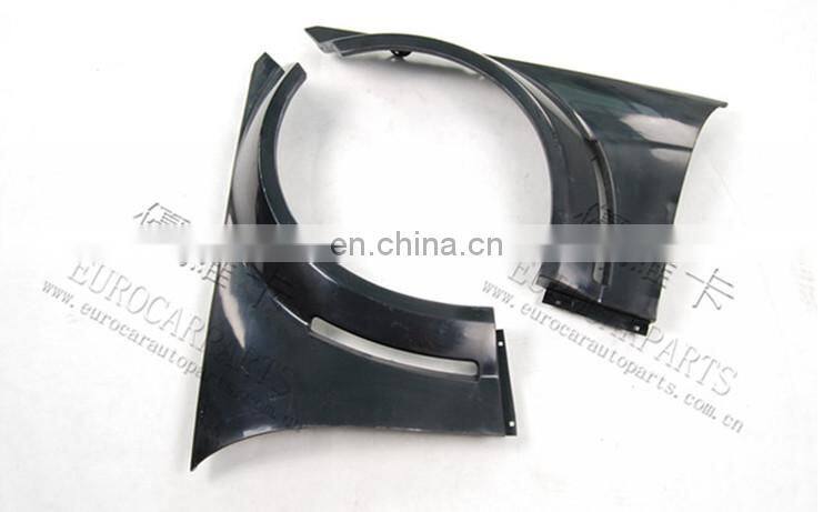C-CLASS W204 C63 A style Sedan to Black Series style body kit 07~14y FRP front and rear bumpers side skirts fenders muffler
