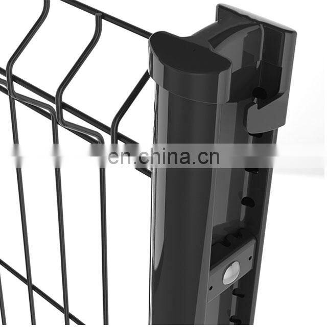 3D Curvy PVC Coated Welded Wire Mesh Fencing/Metal Security Fence Panels For Airport