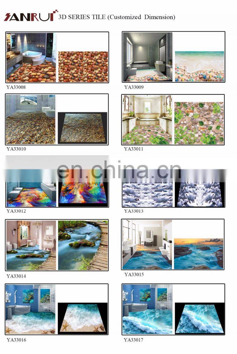Custom made Interior decoration decorative wall tile flower design